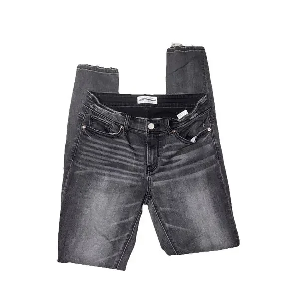 Buckle BKE Payton Jeans Womens 27x31 1/2 Black Universal Mid Rise Fit Skinny O2 - Picture 1 of 5
